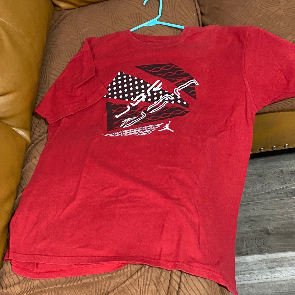 Michael Jordan Red Graphic Men's T-Shirt XL Excellent condition